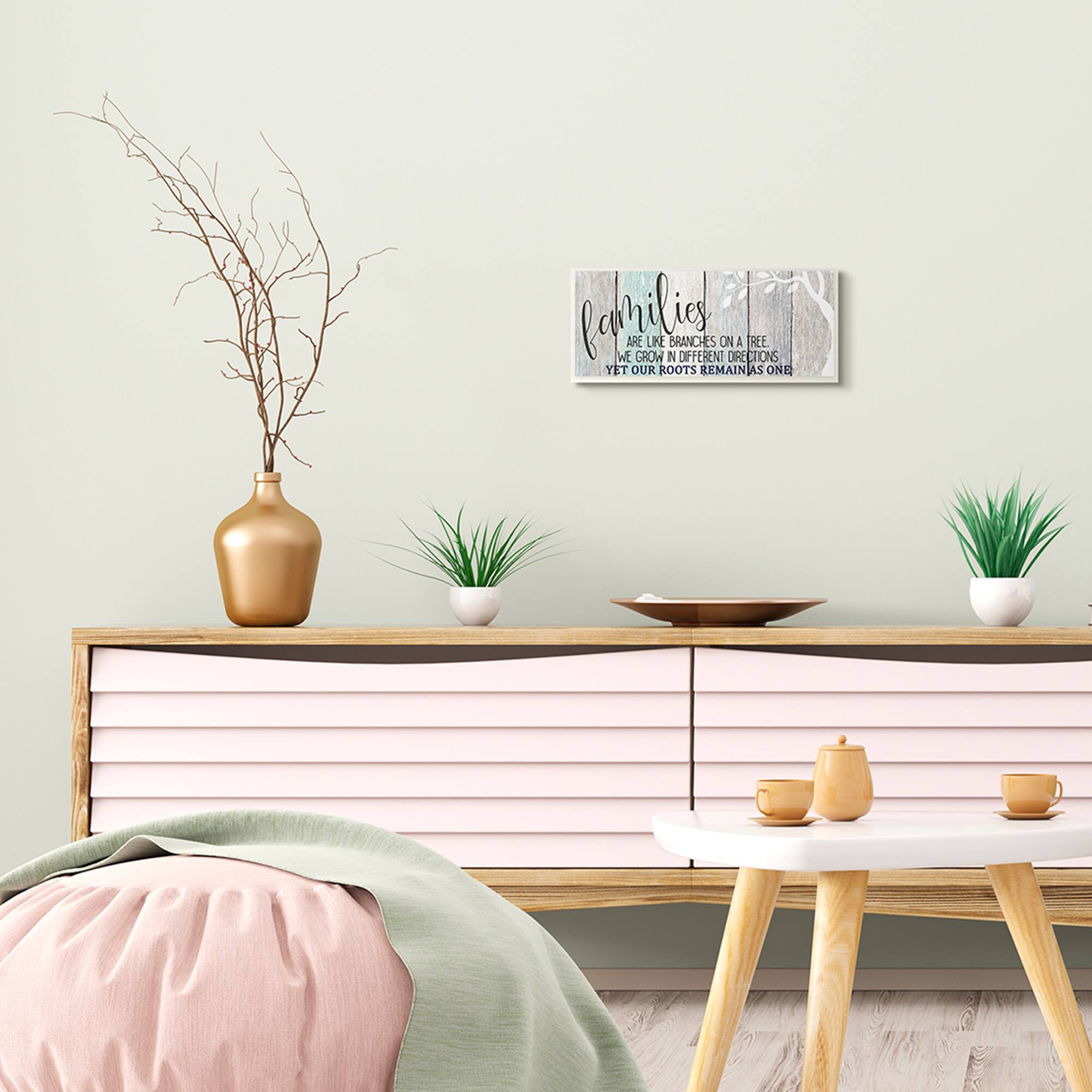 Stupell Industries Families are Branches Wall Plaque
